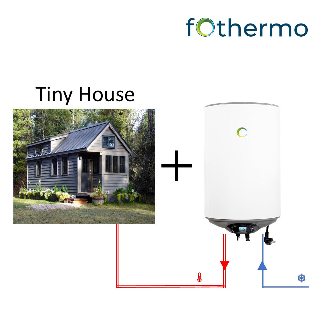 Tiny House mit 80 Liter Solar Hybridboiler