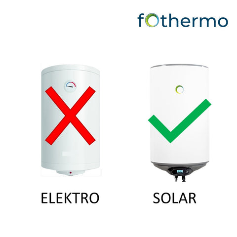 Solarboiler anstatt Elektroboiler - 75% Stromkosten sparen