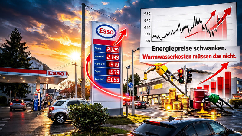 Energiepreise steigen – wie stabil sind Ihre Warmwasserkosten?