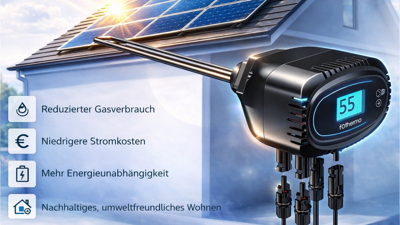 Jetzt sinnvoll umrüsten: Warum ein 1.000 W Solar-Heizstab für viele Haushalte der nächste logische Schritt ist