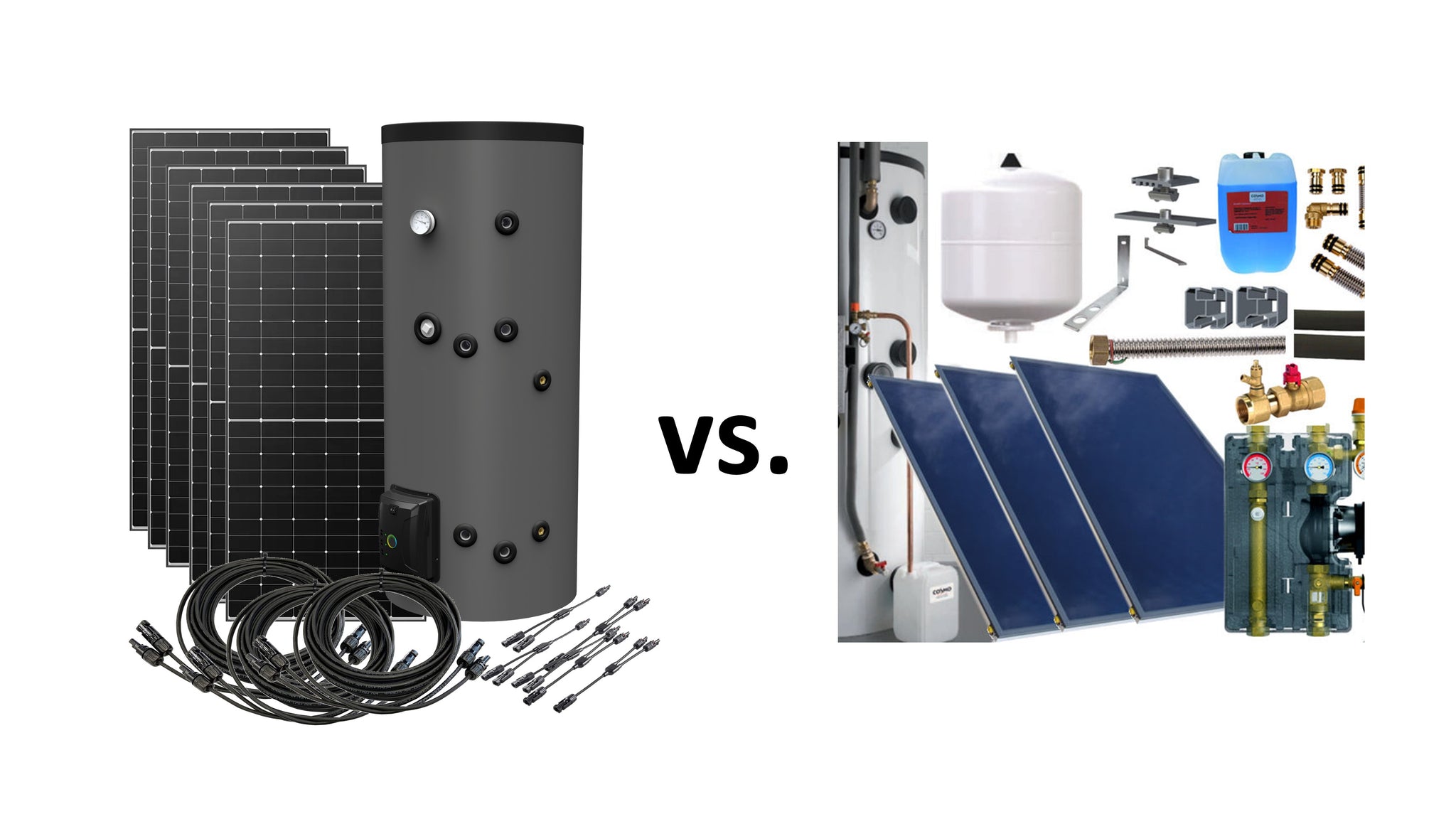 Photovoltaik vs. Solarthermie