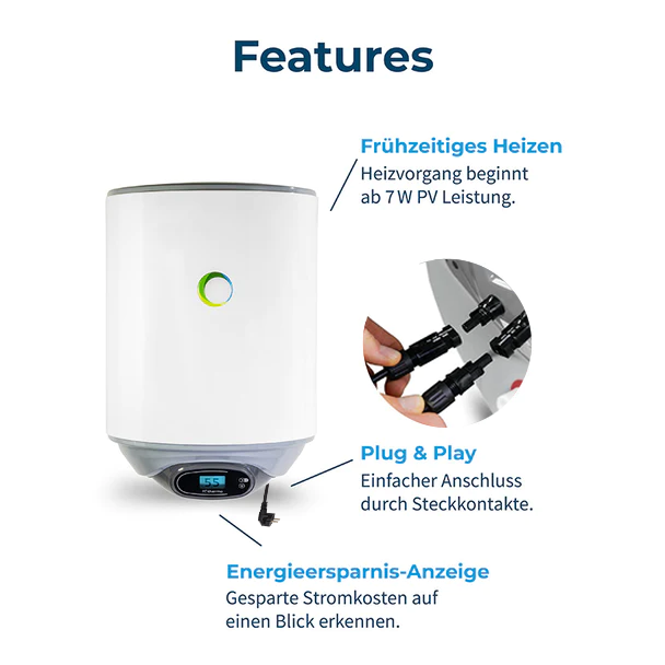 30 L Solar-Hybridboiler